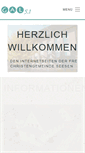 Mobile Screenshot of freie-christengemeinde.com