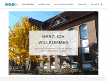 Tablet Screenshot of freie-christengemeinde.com
